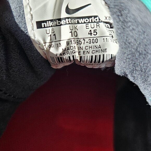 Nike SB Zoom Janoski Skate Shoes - Teal & Orange - Mens 11 - Picture 4 of 4